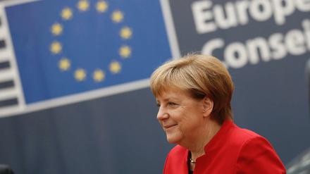 Angela Merkel beim EU-Gipfel in Brüssel.