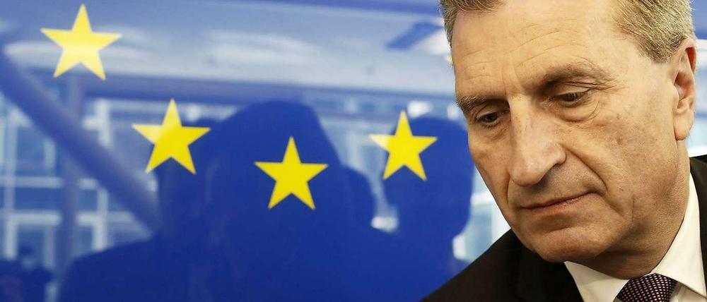 EU-Energiekommissar Günther Oettinger warnt vor Folgen des ukrainisch-russischen Gasstreits für Europa. 