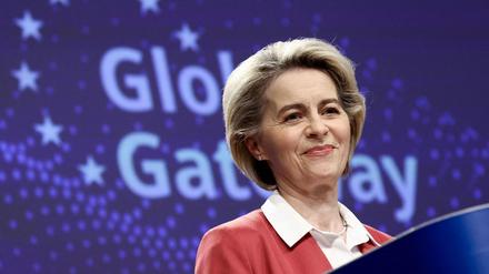 Hat Pläne gegen Chinas Einfluss: EU-Kommissionspräsidentin Ursula von der Leyen 