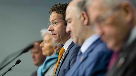 Der Sprecher der Eurogruppe, Jeroen Dijsselbloem, beim Treffen der Finanzminister in Amsterdam vor einer Woche.