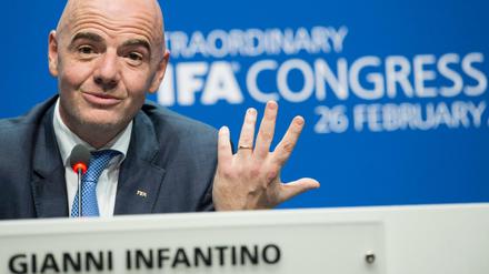 Der Schweizer Gianni Infantino ist neuer Fifa-Präsident.