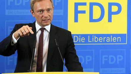 FDP-Chef Christian Lindner.