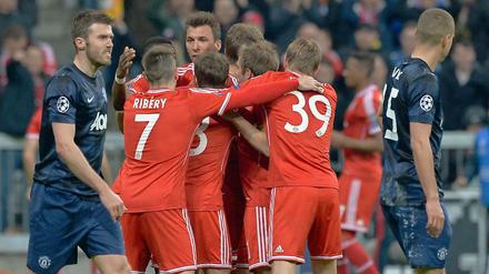 Wer die Bayern reizt... Erst nach 0:1-Rückstand drehten die Münchner mächtig auf.