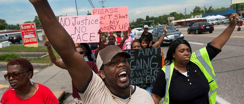 Proteste in Ferguson.