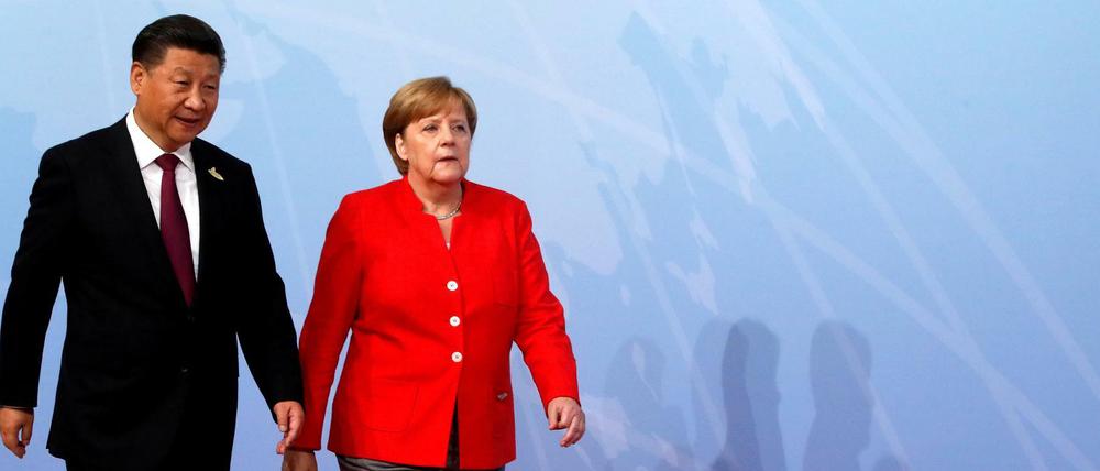 Chinas Präsidenten Xi Jinping und Deutschlands Kanzlerin Angela Merkel haben sich schon mehrfach getroffen. 