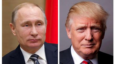 Mal wieder telefoniert: Russland Präsident Wladimir Putin und US-Präsident Donald Trump