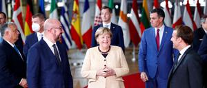 Abschied von der EU: Angela Merkel bei ihrem wohl letzten Gipfel in Brüssel 