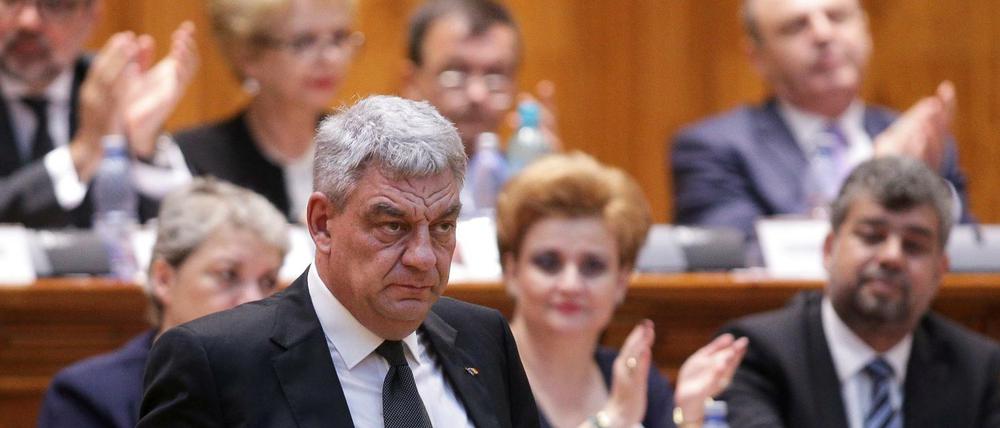Rumäniens Regierungschef Mihai Tudose ist nach nur sieben Monaten im Amt gescheitert.