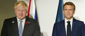 Der britische Premier Boris Johnson und Frankreichs Präsident Emmanuel Macron.