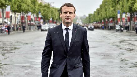Der Weg zur Macht. Macron am Tag seiner Amtseinführung im Mai 2017 in Paris.