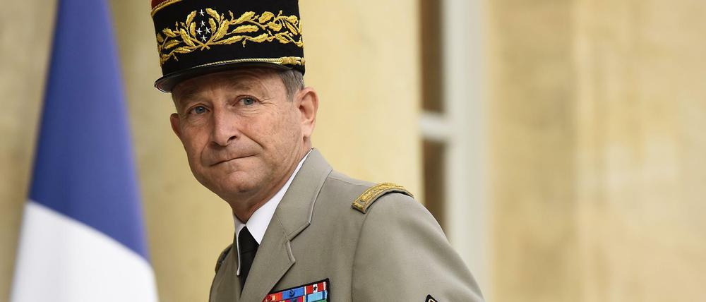 Der militärische Oberbefehlshaber der französischen Streitkräfte, General Pierre de Villiers.