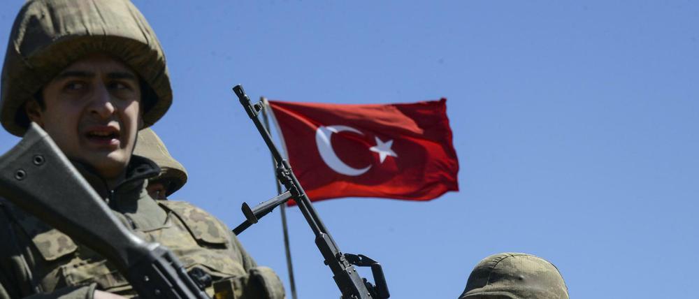 Soldaten der türkischen Armee.