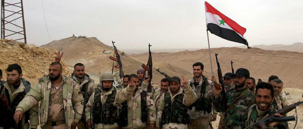 Die Einnahme von Palmyra ist ein wichtiger militärischer Erfolg für die syrische Armee.