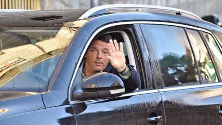 Abschied oder Rückkehr? Der zurückgetretene Staatspräsident Matteo Renzi wird als sein eigener Nachfolger gehandelt.