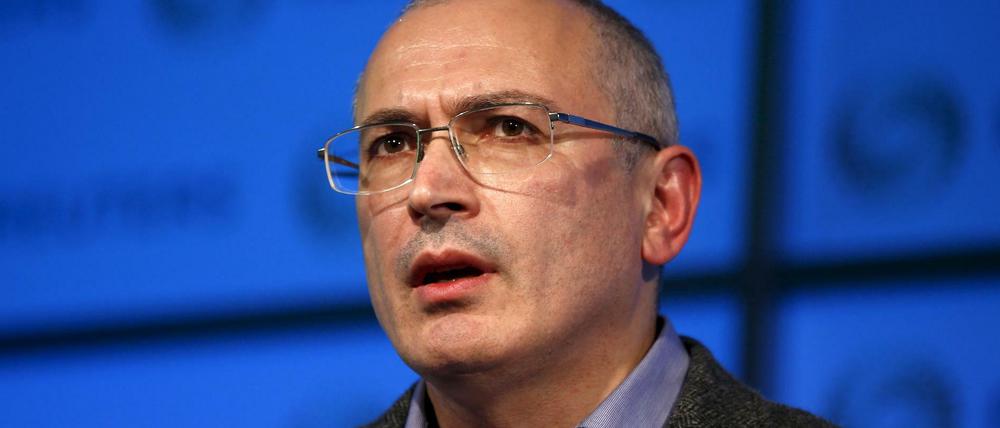 Michail Chodorkowski im November dieses Jahres bei einer Veranstaltung in London. 