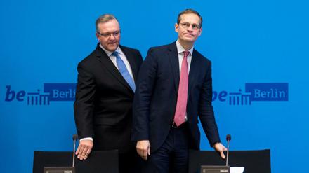 In ihren Parteien als Schwäche ausgemacht: Frank Henkel (CDU) und Michael Müller (SPD).