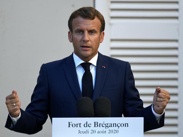 Frankreichs Präsident Emmanuel Macron betont den Einfluss seines Landes in der Mittelmeerregion.