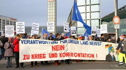 "Friedenswinter"-Demonstration am Samstag in Berlin 