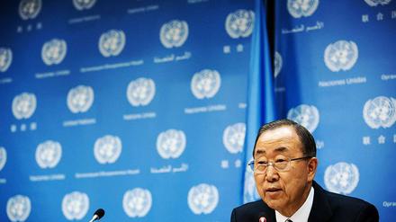 UN-Generalsekretär Ban Ki Moon.