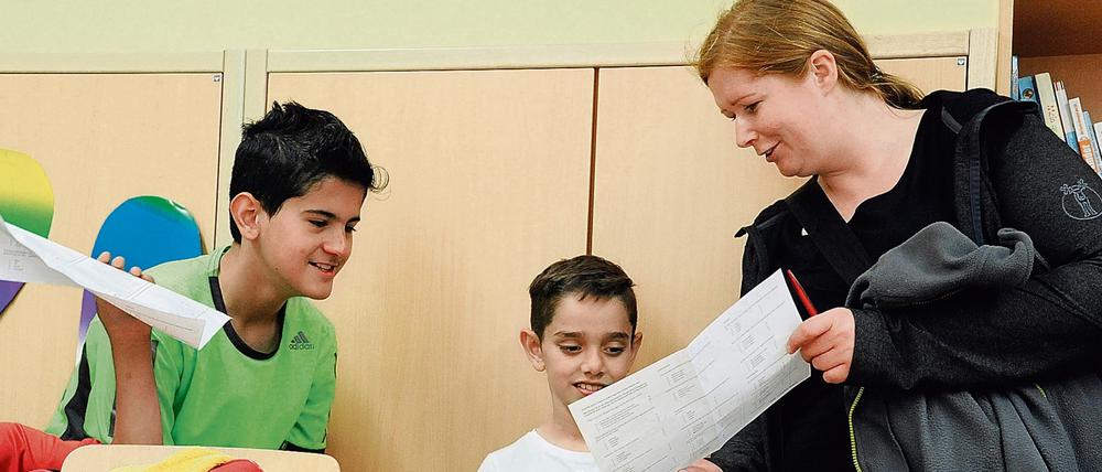 Tausende Flüchtlingskinder müssen an Berlins Schulen unterrichtet werden.