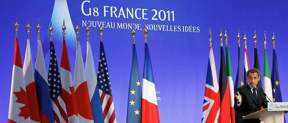 Frankreichs Präsident Sarkozy ist der Gastgeber des diesjährigen G8-Gipfels. In nur 25 Stunden soll ein breiter Themenkatalog besprochen werden. 