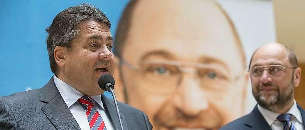 Sigmar Gabriel hat erklärt, dass die SPD auf einen Kommissarsposten verzichten wird – wenn Martin Schulz Präsident des Europaparlaments wird.