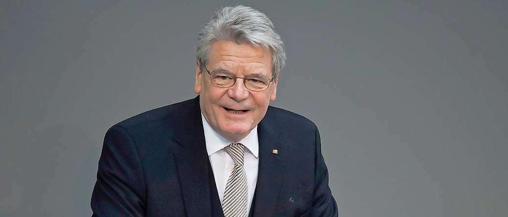 Neu gewählter Bundespräsident Joachim Gauck.