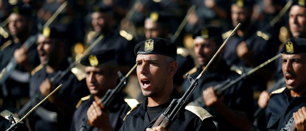Die Hamas stützt ihre Herrschaft auch auf einen großen Sicherheitsapparat.