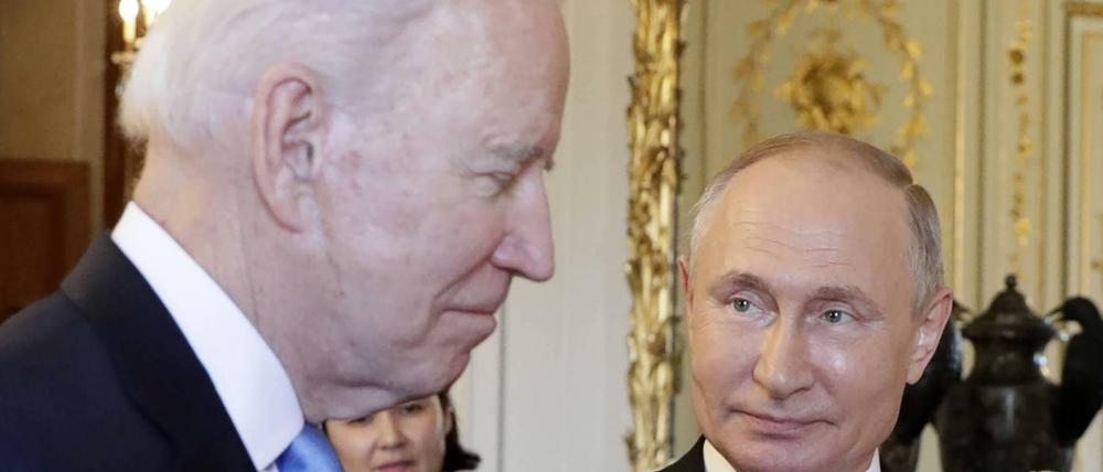US-Präsident Joe Biden und Russlands Präsident Wladimir Putin im Juni 2021 in Genf