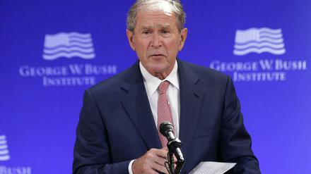 Die Rede des ehemaligen Präsidenten George W. Bush löste in den USA Aufsehen aus.
