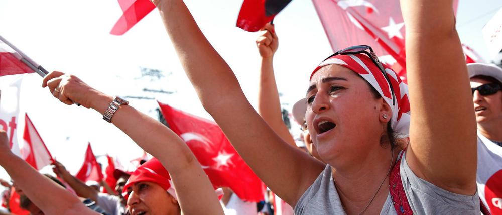 Proteste gegen Präsident Erdogan in der Türkei 