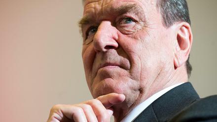 Im Visier des amerikanischen Geheimdienstes NSA: Altkanzler Gerhard Schröder.