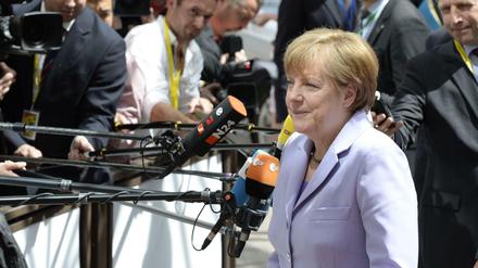 Macht Druck auf Athen: Bundeskanzlerin Angela Merkel.