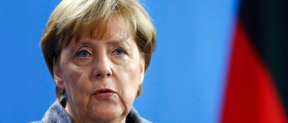Klare Ansagen in der Flüchtlingspolitik: Bundeskanzlerin Angela Merkel. 