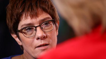 CDU-Chefin und Verteidigungsministerin Annegret Kramp-Karrenbauer 