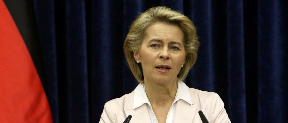 Ministerin Ursula von der Leyen hat den Entwurf des "Verhaltenkodex'" noch nicht gebilligt.