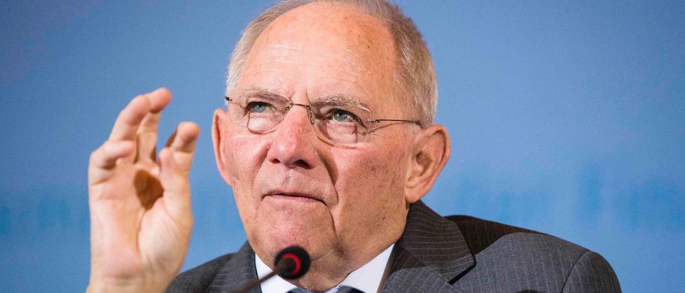 Was bringt die Zukunft? Bundesfinanzminister Wolfgang Schäuble.