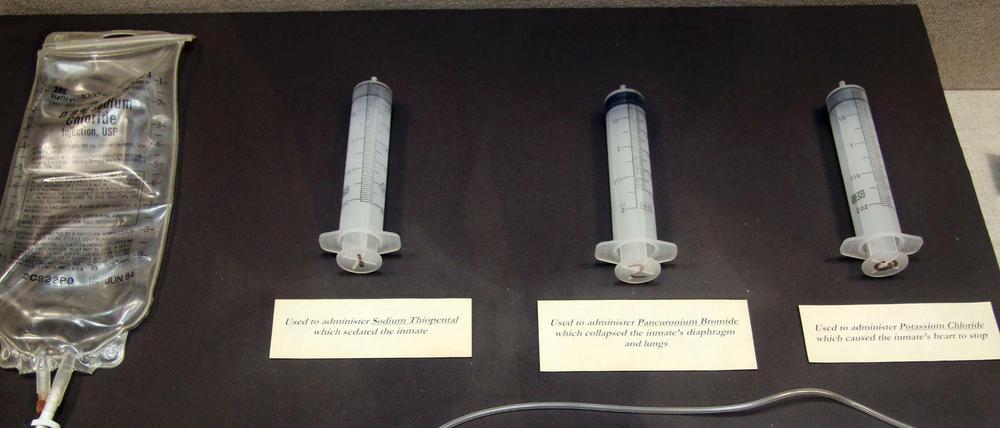 Hinrichtung mit Giftspritze: Exponate in einem Gefängnismuseum in Texas 