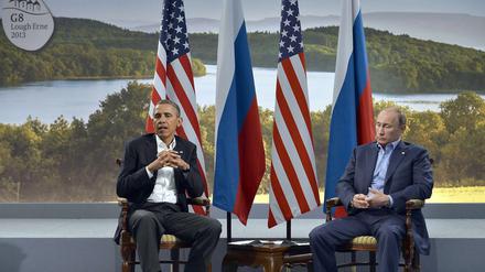 Obama und Putin auf dem G8-Gipfel.