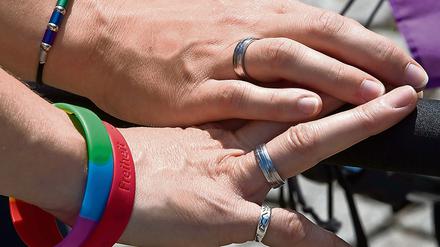 Am Freitag stimmt der Bundestag über die "Ehe für alle" ab.