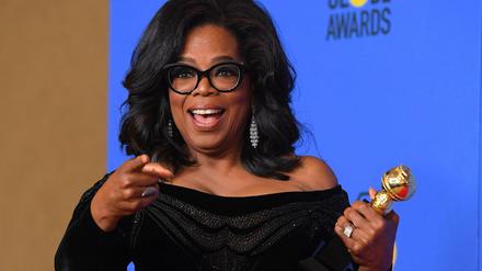 Demonstration für eine gute Sache: US-Moderatorin Oprah Winfrey.