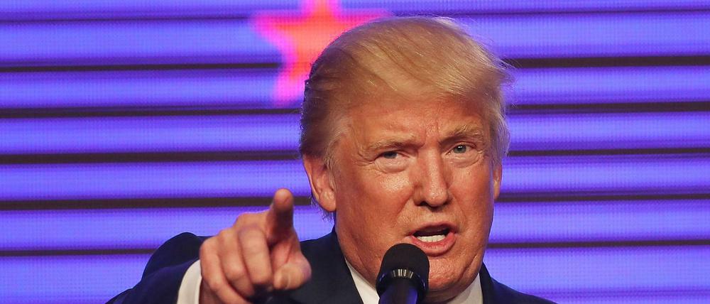 Holt in Umfragen auf: US-Präsidentschaftskandidat Donald Trump 