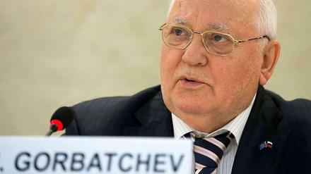 Michail Gorbatschow im September 2013 in Genf