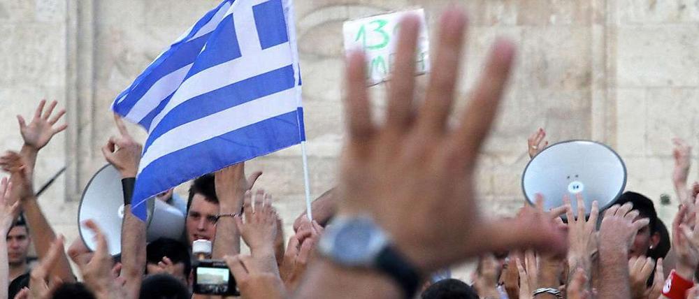 Die Jugend in Griechenland kämpft für Sicherheit und Freiheit.