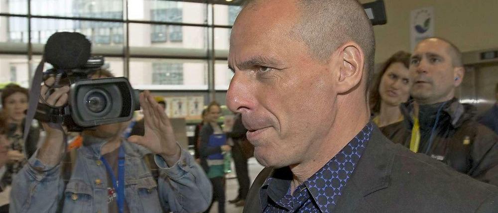 Unter Druck. Der griechische Finanzminister Yanis Varoufakis am Dienstag in Brüssel.