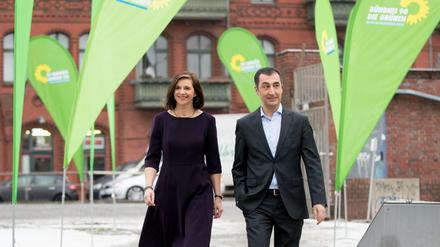 Die Spitzenkandidaten der Grünen für die Bundestagswahl, Katrin Göring-Eckardt und Cem Özdemir