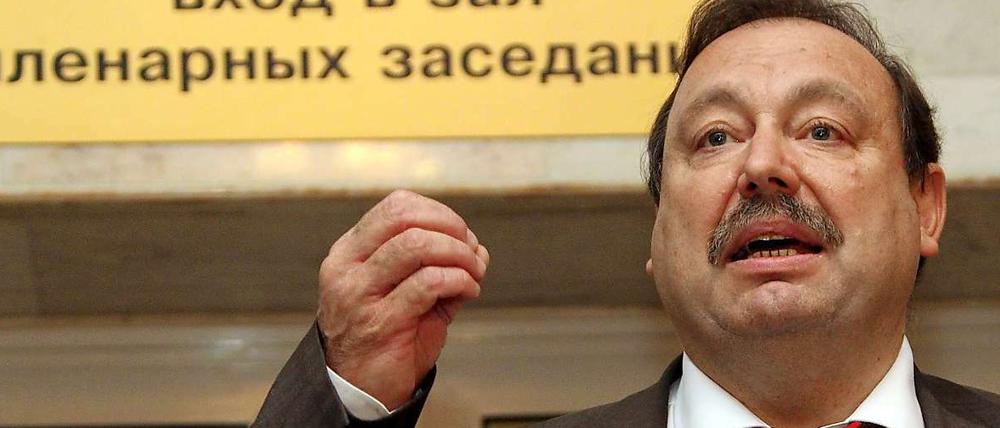 Der russische Oppositionspolitiker Gennadi Gudkow.