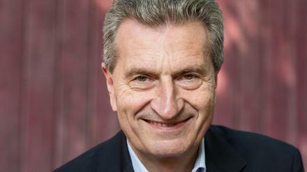 Günther Oettinger (CDU), EU-Kommissar für Digitale Wirtschaft und Gesellschaft. 