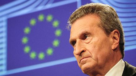 EU-Kommissar Günther Oettinger hatte sich kritisch über das Wählervotum in Italien geäußert und dafür viel Kritik bekommen.