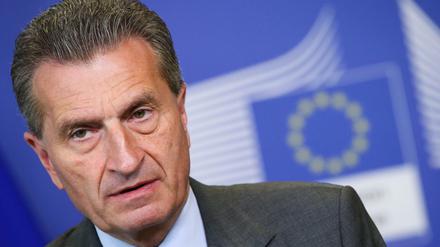 Meint es nicht gut mit den Polen - EU-Kommissar Günther Oettinger.